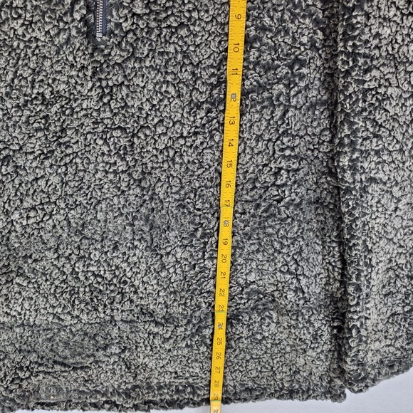 Carbon 2 Cobalt Sweater Mens X-Large Thick Sherpa Fleece 1/4 Zip Brown Warm - Picture 5 of 5